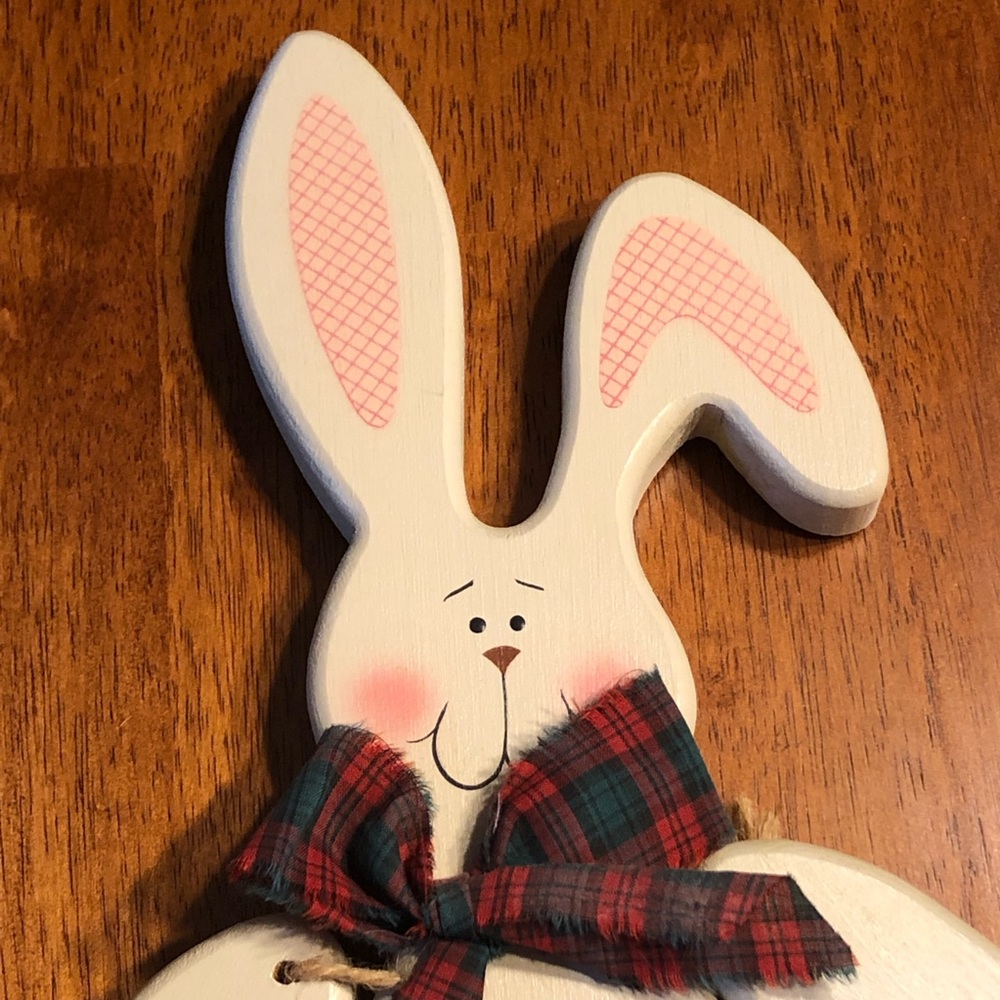 Wooden Rabbit Wall Hanging - Picture 3 of 8